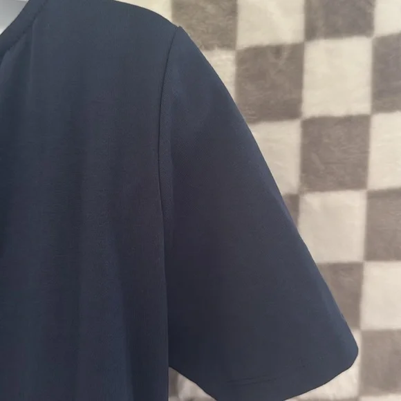 Mast & Harbour Women’s Navy Blue Solid Sheath Dress Size M/Medium - Picture 7 of 13